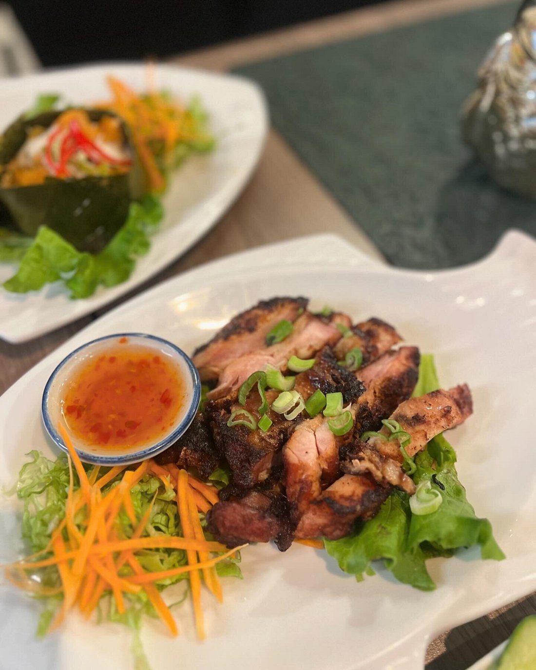 Poulet grillé mariné