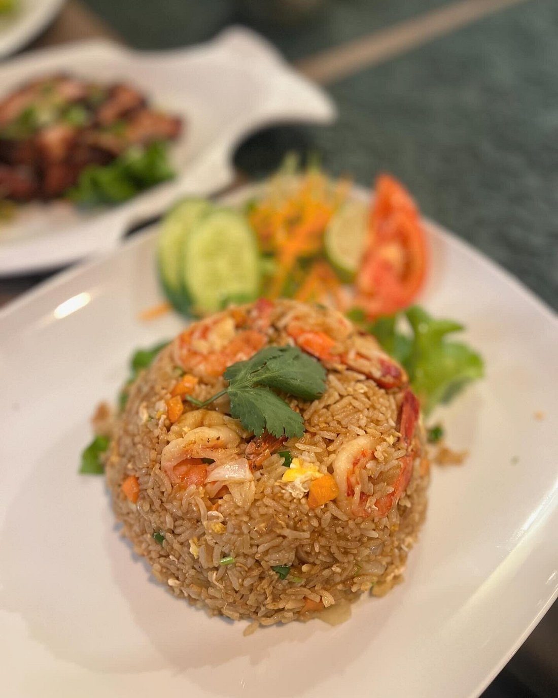 Riz sauté aux crevettes