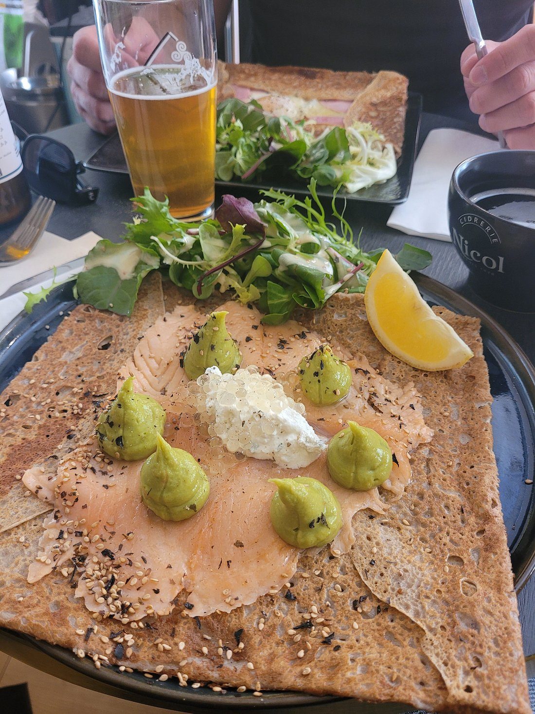 Galette saumon